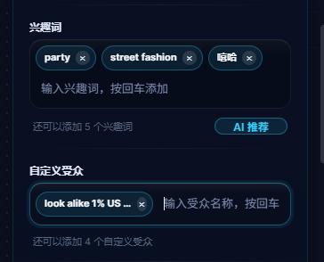 兴趣词与受众